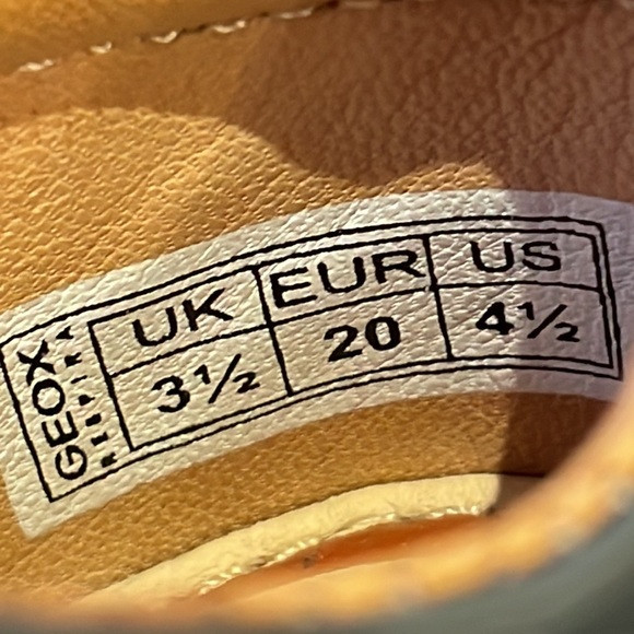 Geox, baby shoes, MaryJane,  girl, grey , 20 (US 4.5) - Picture 6 of 10